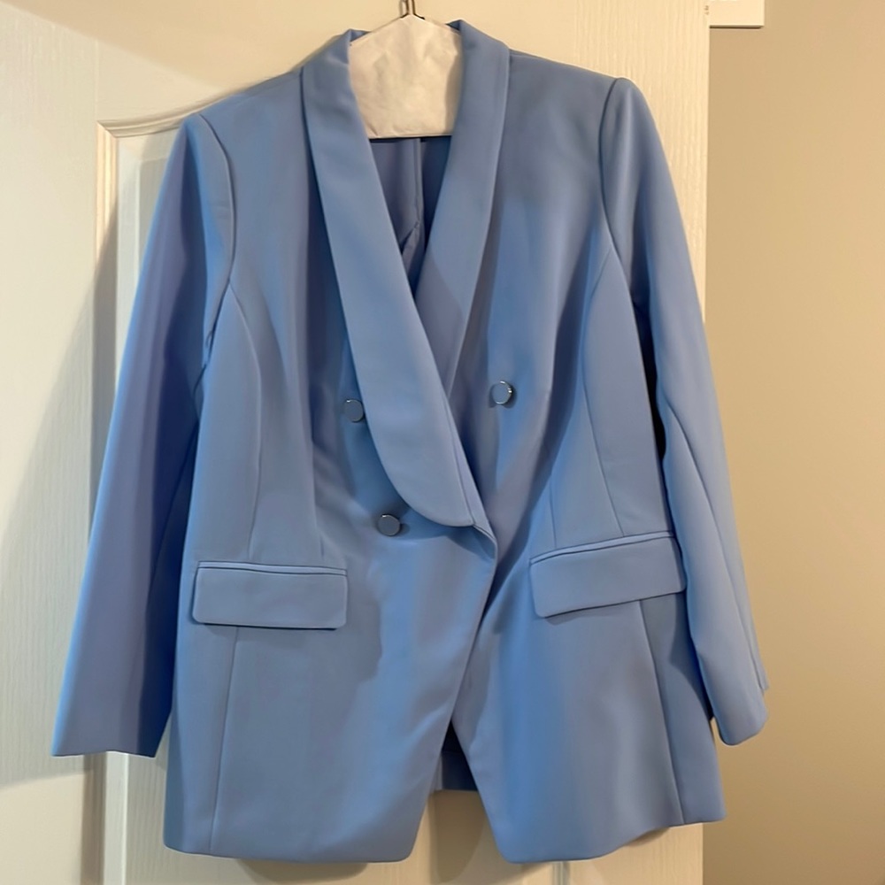 Lane Bryant blazer size 20 Like new. Light blue